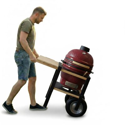 Kamado rollegg met man packshot