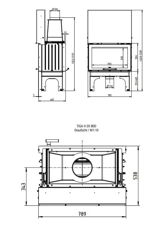 schema tiga h ds 80 double face