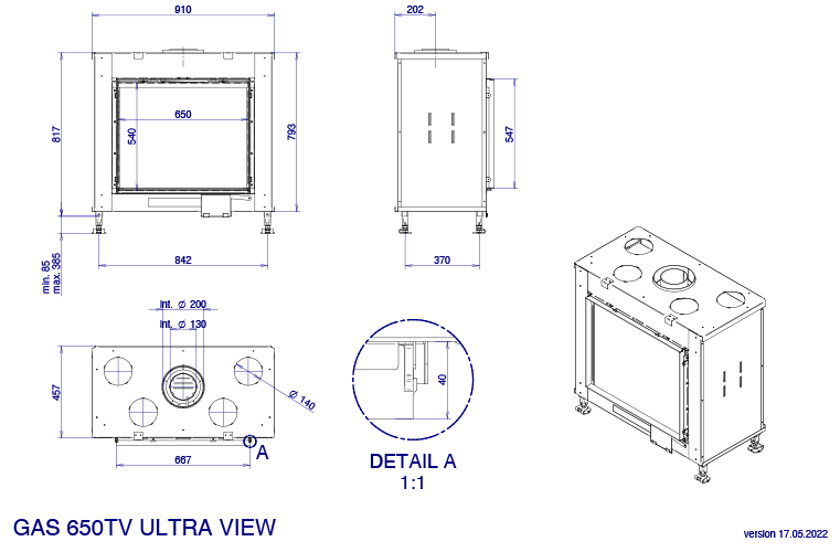 ultra view650 cadre carter