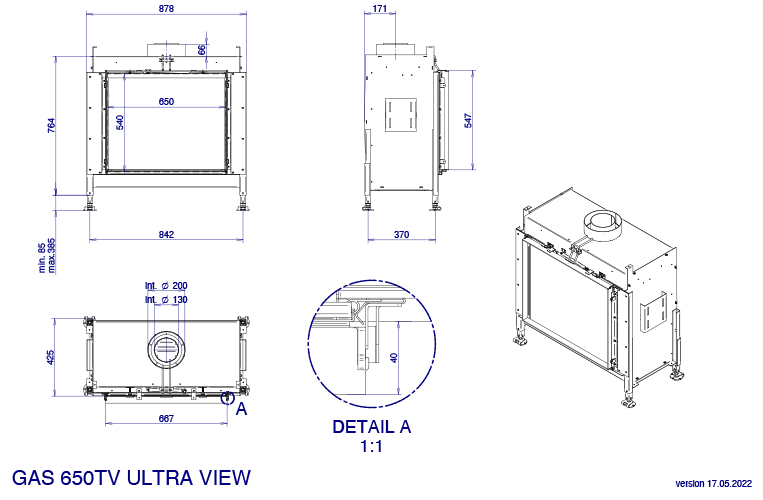 ultra view650 cadre