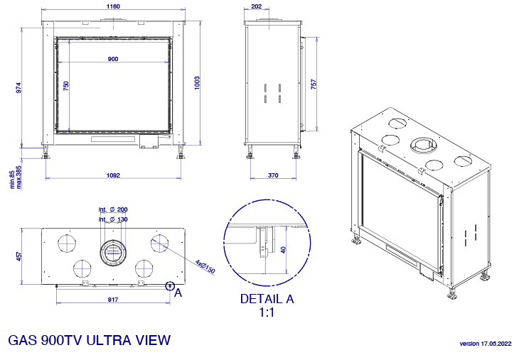 ultra view900 cadre carter
